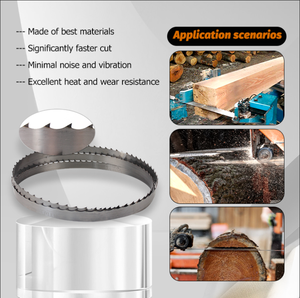 Lames de scie allemandes en alliage d'acier inoxydable M42 <span class=keywords><strong>pour</strong></span> bois de chauffage, liège, tuyau en <span class=keywords><strong>PVC</strong></span> 800mm 1400mm - Product Image 6
