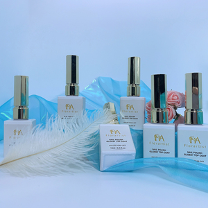 Profesional Air Dry Glossy 15ML UV top coat proveedor de uñas base transparente personalizada top coat UV LED gel esmalte de uñas para suministros de uñas - Product Image 1