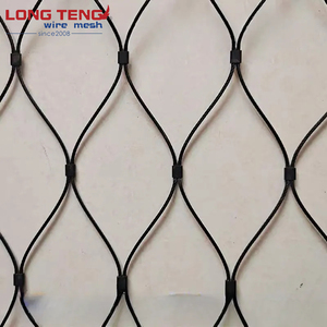 Maille tissée flexible de filet de câble métallique d'acier inoxydable d'AISI 304 316 <span class=keywords><strong>pour</strong></span> la coupe personnalisée d'armure toile de volière de balustrade de garde-corps - Product Image 5