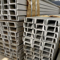 Profilés en acier galvanisé à chaud en forme de U et de C, profilés en acier au carbone pour la construction, matériaux de construction structurels