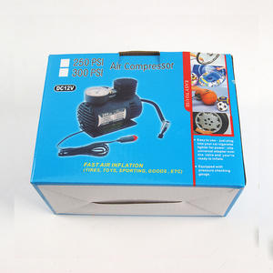 Compresseur d'air portable <span class=keywords><strong>12V</strong></span> pour voiture, style locomotive, alimenté par allume-cigare, mini pompe à pneus automobile - Product Image 3