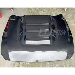 ฝากระโปรงคาร์บอนไฟเบอร์ทรง SC Dark Horse สำหรับ Ford Mustang Gen7 S650 พร้อมการป้องกันรังสียูวี คุณภาพการทอแบบ 3K/6K/12K รับประกันคุณภาพ - Product Image 4