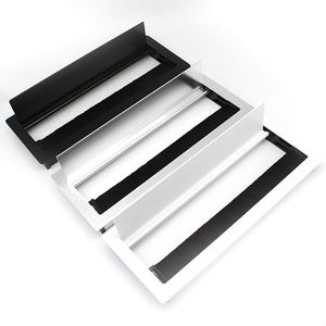 Caja de gestión de cables de aluminio, organizador de cables desmontable rectangular para montaje en pared, soportes para almacenamiento de cables eléctricos para auriculares - Product Image 3