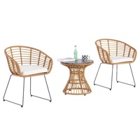 Ensemble de meubles de jardin fabriqué en Chine chaise de sol extérieure chaise longue d'extérieur chaises de salle à manger en rotin