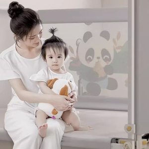 รั้วกั้นเตียงผ้าอ๊อกซ์ฟอร์ดพับได้เป็นมิตรต่อสิ่งแวดล้อมกรอบโลหะได้รับการรับรอง CE จากโรงงาน - Product Image 3