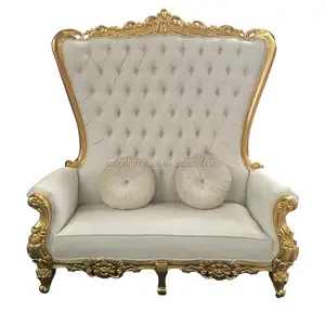 Chaises de <span class=keywords><strong>mariage</strong></span> en acier inoxydable, de luxe, haute qualité, chaises game King et Queen - Product Image 1