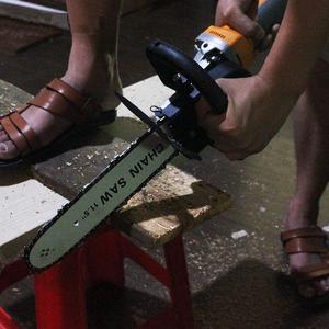 مجموعة محول منشار كهربائي محمول 11.5in DIY OEM ODM قطع الخشب مجموعة أدوات تشذيب الحدائق منشار خشبي جديد - Product Image 4