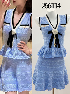 <span class=keywords><strong>Vestido</strong></span> Bettergirl 2026, Nuevas Llegadas, Color <span class=keywords><strong>Azul</strong></span> Niebla, Lazo Desmontable en el Pecho, con Forro Interior - Product Image 2