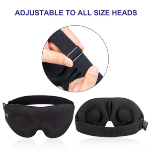 Eye for Sleeping 3D Contoured Cup Blindfold Concave Molded Night <b>Sleep</b> Block Out <b>Light</b> With Women Men - Product Image 5