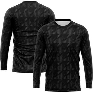 Camiseta Deportiva Personalizada de Manga Larga, Cuello Redondo, Absorbe la Humedad, Poliéster, Unisex, para Baloncesto, Fútbol, Fútbol Americano - Product Image 1