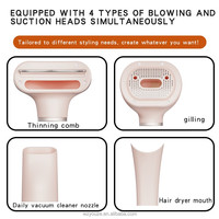 Aspirateur de toilettage pour animaux de compagnie en une seule étape, élimine les poils morts et la sous-étoffe pour les familles d'animaux d'intérieur, OEM ODM pris en charge