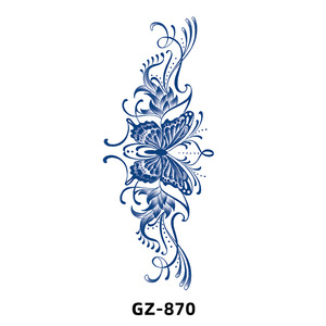 <span class=keywords><strong>Tatuaje</strong></span> temporal <span class=keywords><strong>de</strong></span> larga duración para <span class=keywords><strong>mujer</strong></span>, adhesivo <span class=keywords><strong>de</strong></span> <span class=keywords><strong>tatuaje</strong></span> orgánico semipermanente para parte inferior <span class=keywords><strong>de</strong></span> <span class=keywords><strong>la</strong></span> <span class=keywords><strong>espalda</strong></span> - Product Image 2