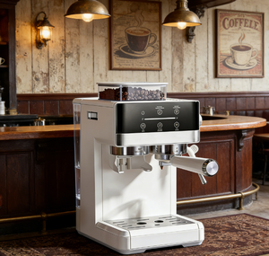 <span class=keywords><strong>Machine</strong></span> à expresso avec moulin intégré, 20 bars, <span class=keywords><strong>machine</strong></span> à café expresso professionnelle pour latte <span class=keywords><strong>et</strong></span> cappuccino - Product Image 1