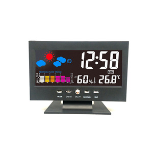 8082T <strong>Weather</strong> <strong>Station</strong> Led Digital Desktop <strong>Clock</strong>, Digital Wireless Color <strong>Weather</strong> <strong>Station</strong>, Professional Home <strong>Weather</strong> <strong>Station</strong> - Product Image 1