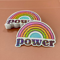 Fabrication d'étiquettes adhésives, conception de logo, découpe, impression d'autocollants, vinyle PVC imperméable, autocollants personnalisés brillants holographiques