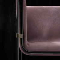 Design minimaliste italien moderne et luxueux: tabouret de bar Jill chaise de bar en cuir personnalisée