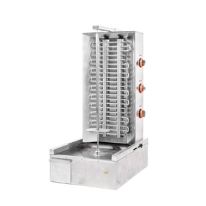 Asador vertical eléctrico con 3 placas calefactoras <span class=keywords><strong>de</strong></span> acero inoxidable, máquina automática <span class=keywords><strong>de</strong></span> Gas Doner Kebab <span class=keywords><strong>Shawarma</strong></span>, componente <span class=keywords><strong>de</strong></span> núcleo <span class=keywords><strong>de</strong></span> Motor - Product Image 1