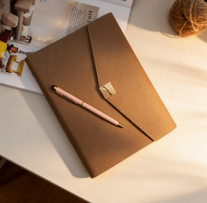 Agenda de luxe imprimé de haute qualité A5, classeur budgétaire doré avec enveloppes pour espèces et couverture en tissu - Product Image 4