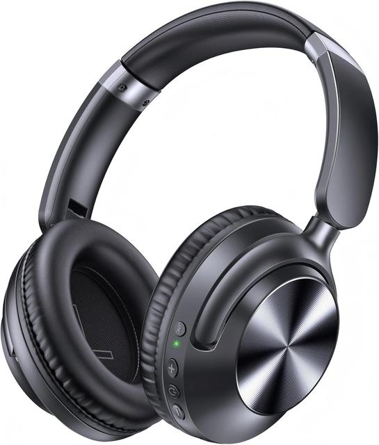 Hybrid Active Noise Cancelling Over-Ear Wireless Headphones Fast Charging Hi-Res Audio AAC Type-C for Travel