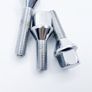 Boulon de roue de <span class=keywords><strong>voiture</strong></span> M14x12.5/1.5 MM Boulon de roue en fer pour modèles allemands - Product Image 1