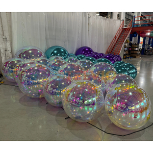 Esfera Flotante Gigante de PVC Plateada y Colorida para Decoración de Eventos, Bola de Espejo Inflable Gigante Plateada de PVC, Bola de Espejo Inflable de Lujo - Product Image 2