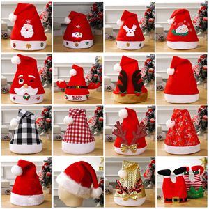 Hot Bán Santa Hat Với Đèn Trong Kho Cross-Biên Giới Trang Trí Giáng Sinh Không Dệt Vải Đảng Hat Lễ Hội Món Quà Giáng Sinh - Product Image 1