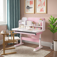 Bureau d'étude pour enfants de style moderne européen Table à dessin pour enfants rose bleu Chambre à coucher Salon Bois Plastique Nouveau Moderne Simple