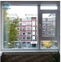 Fenêtre à battant en PVC, isolation thermique et phonique, fenêtre pour maison, pour projet de construction résidentielle moderne à l'étranger