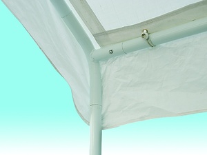 Abri de voiture mobile de tente en acier préfabriqué multifonctionnel de haute qualité avec système d'arc pour les fêtes en plein air et le montage de la voiture - Product Image 2