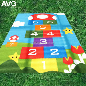 <span class=keywords><strong>Gazon</strong></span> <span class=keywords><strong>synthétique</strong></span> personnalisé pour école maternelle |   <span class=keywords><strong>Gazon</strong></span> artificiel de terrain de jeu sécurisé pour enfants - Product Image 1