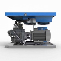 Nouveau compresseur d'air à vis stationnaire à deux étages 132kw Heavy Duty 380V AC Power Motor lubrifié conçu pour la fabrication