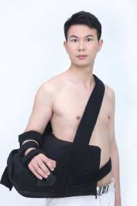 Ortesis Brazo ajustable Vértebra cervical Tractor Inflable Anti-Explosión Dispositivo de tracción de cuello - Product Image 4