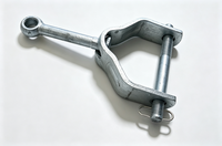 Support en fer galvanisé pour isolation de ligne aérienne, type D, pour raccords de ligne électrique aérienne