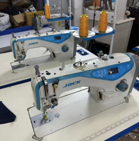 Machine à coudre industrielle automatique pour matériaux légers, moyens et lourds, machine à coudre pour robes et t-shirts, utilisant le coupe-fil automatique Jack A3
