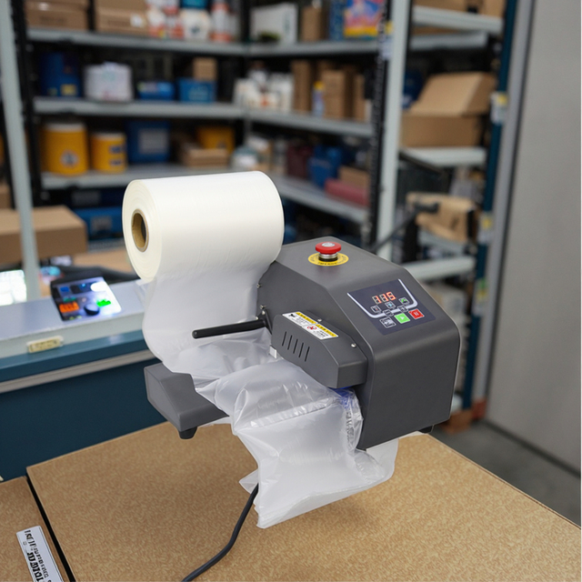 Small Tabletop LA300 Air Cushion Machine Air Pillow Maker Compact Inflatable Cushion Packing Equipment for Retail Shop