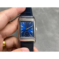 Montre automatique mécanique unisexe de haute qualité, élégante, rétro, avec boîtier en acier inoxydable et cristal saphir carré, réserve de marche, pour plongée