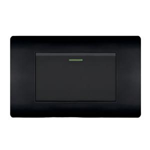 Brazilian Modern Touch Panel 10A Durable PC Wall Switch <b>Socket</b> Round Edge Lamp Electric Wall Switch Plate Cover - Product Image 1