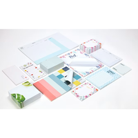 Carnets de notes écologiques promotionnels pour bureau, papeterie Kawaii, blocs de notes, fournitures personnalisables avec impression trépied