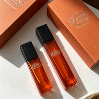 Flacon de Parfum en Verre Élancé et Carré, Transparent, de 5 ml et 10 ml, à Sertir, avec Vaporisateur