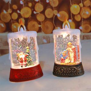 Nouveauté : Bougie LED 1L blanc chaud avec eau pour la décoration de Noël, cadeau pour enfants - Product Image 2