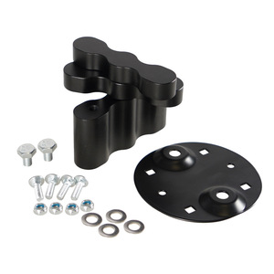 Support de montage de réservoir de carburant pour moto, en alliage d'aluminium noir OC-1100-BK avec matériel pour la modernisation et la mise à niveau - Product Image 1