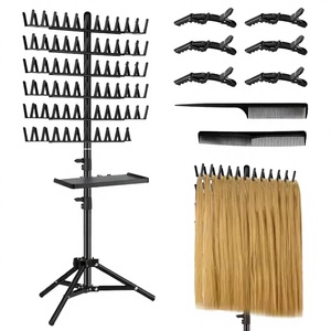 Support de Présentation de Perruques et Tresses pour Salon de Coiffure, en Métal Moderne, Réglable en Hauteur, Vente Chaude - Product Image 2