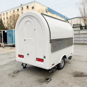 Nuovo Design: Rimorchio Alimentare Retrò da 2,5 Metri, Furgone per Catering Completamente Attrezzato, Cucina Personalizzata, Mini Trailer Alimentare per Esterni - Product Image 3