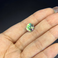 Perles de bijoux personnalisables en nacre naturelle double ronde 10*1MM pour colliers