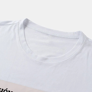 T-shirts décontractés pour hommes imprimés sur mesure, vente en gros, usine, logo personnalisé, fournisseur de vêtements en coton tendance - Product Image 3