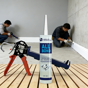 Colle liquide <span class=keywords><strong>SBS</strong></span> OEM CHENGJING 300ml, mastic hybride cristallin, résine polyuréthane transparente à faible module modifiée au silane pour le travail du bois dur - Product Image 3