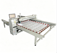 Machine à coudre automatique à bras long HFJ-A Servo, à aiguille unique, pour la couture précise et rapide de couettes, de couvre-lits et de matelas