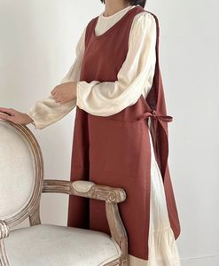 MS3 Cross Border Foreign Trade Waterproof Cotton Linen Multi Colors Unisex Four Season Household Japanese Korean <b>Kitchen</b> <b>Apron</b> - Product Image 6