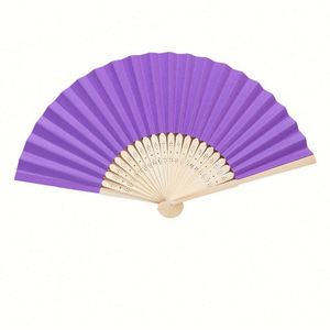 Abanicos Plegables de Bambú y Tela de Poliéster para Sublimación, Artículos Corporativos para Actividades de Baile, Regalos con Sonido Fuerte, Abanicos Plegables de Bambú - Product Image 1