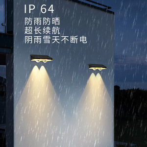 Lámpara de Pared Exterior con Energía Solar, LED RGB con Cambio de Color, Iluminación para Jardín y Patio, Resistente al Agua, 2 Años de Garantía - Product Image 2